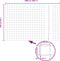 vidaXL - Euro - Fence - Grijs - 0,4x25 - m - Staal