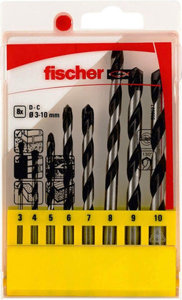 Fischer 536607 - Borenset - Chroom