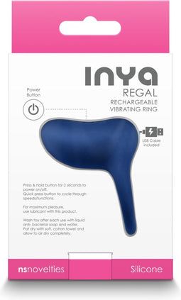 NS Novelties Cockring INYA REGAL Blauw