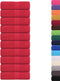 vidaXL - Gastendoekjes - 10 - st - 30x50 - cm - 360 - g/m² - 100% - katoen - rood