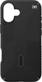 Speck Presidio2 Grip - Soft case - Met Microban - Zwart (iPhone 16 Plus)