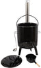 Outdoor stoofkachel set - Esschert Design - Vuurhaard - Staal - Zwart