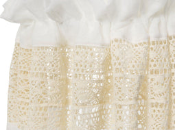Jollein Sluier Vintage - Hemeltje - Kanten rand - Ivory