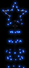 vidaXL - LED-kerstboom - met - spikes - 570 - LEDs - 300 - cm - blauw