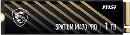 MSI Spatium M470 PRO - M.2 NVMe SSD 1TB - PCIe 4.0 6000MB/s