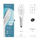 Womanizer Wave 2-in-1 Douchekop, multifunctioneel, met stimulatie - Intiemmassageapparaat met speciale waterstralen, waterstraal-stimulator - 3 verschillende waterstraalpatronen - chroom