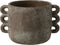 J-Line bloempot Celia - keramiek - bruin - medium - Ø 18.5 cm