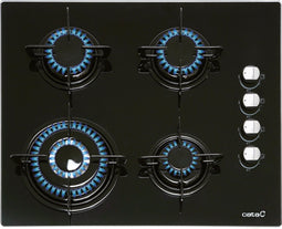 Gaskookplaat Cata CIB6031BK (60 cm) Zwart (4 Fornuizen)