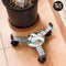 Oh My Home - Metalen Houder met Wieltjes - Max 50 kg - Grijs