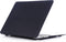 Lunso Geschikt voor MacBook 12 inch cover hoes - case - mat zwart