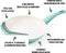 COOCK 19-Delige Pannenset - Inductie - Anti-Aanbak Coating - Ergonomische Koudgrepen - Turquoise (Groen)