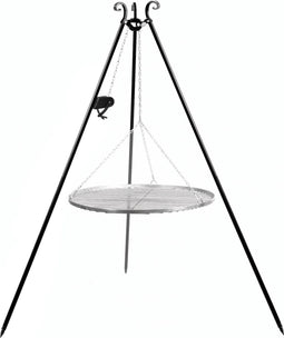 Driepoot 180 cm met RVS grillrooster | ⌀50cm