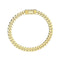 Guess LINK CITY - Heren Armband - Staal - Goudkleurig - 20.50 cm