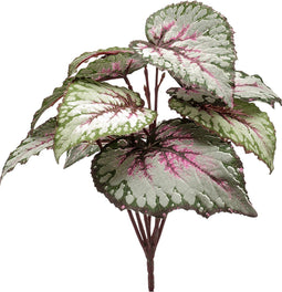 Begonia groen roze - kunstplant