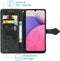 iMoshion Hoesje Geschikt voor Samsung Galaxy A33 Hoesje Met Pasjeshouder - iMoshion Mandala Bookcase - Zwart