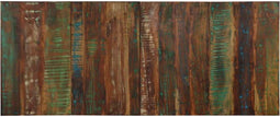 vidaXL - Hoofdbord - 200 - cm - massief - gerecycled - hout - meerkleurig