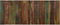 vidaXL - Hoofdbord - 200 - cm - massief - gerecycled - hout - meerkleurig