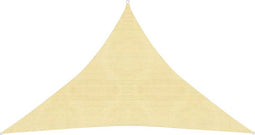 vidaXL - Zonnezeil - 160 - g/m² - 5x5x6 - m - HDPE - beige