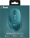 Trust Ozaa - Draadloze muis - Ergonomisch ontwerp met stille knoppen - Blauw