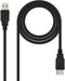 Nanocable 10.01.0204-BK - USB-kabel - 3 m - Zwart