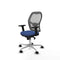Piqueras y Crespo 2D086N0 - Bureaustoel - Verstelbare hoogte met armleuning - Marineblauw