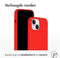 Accezz Liquid Silicone Backcover - Schokabsorberend - Rood (iPhone 15)