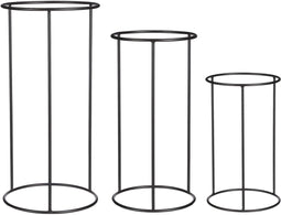 Mica Decorations Cira Planten Standaard - H70xØ34 cm - Set van 3