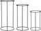 Mica Decorations Cira Planten Standaard - H70xØ34 cm - Set van 3