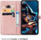 iMoshion Hoesje Geschikt voor Xiaomi Poco X5 5G Hoesje Met Pasjeshouder - iMoshion Mandala Bookcase - Rosé Goud