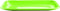 Zak!Designs Seaside - Bord Rechthoekig 31,5 x 15,5 cm - Kiwi Groen