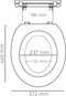 RIDDER Toiletbril Generation soft-close wit 2119101