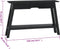 vidaXL - Wandtafel - 110x30x75 - cm - massief - mahoniehout - zwart