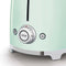 Smeg TSF01PGEU - Broodrooster - 950W 6 bruining-niveaus - Watergroen