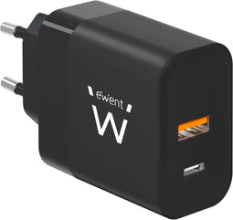 Ewent EW1327 - Oplader - 45W USB type-C Power Delivery 3.0 Quick Charge 4+ - Zwart
