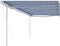 vidaXL - Luifel - automatisch - uittrekbaar - met - palen - 5x3 - m - blauw - en - wit