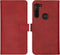 iMoshion Hoesje Geschikt voor Motorola Moto G8 Power Hoesje Met Pasjeshouder - iMoshion Luxe Bookcase - Rood