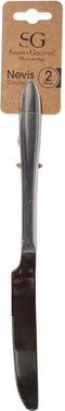 Secret de Gourmet bestek Messen Nevis - 2x stuks - RVS - 23 cm