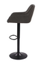 Dutchbone Oliver - Barkrukken - Verstelbare zithoogte 60-80 cm - Anthracite (set van 2)