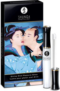 Goddelijk Oraal Plezier Gloss Kokosnootwater Shunga GR27352 (10 ml) Kokosnoot 10 ml