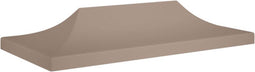 vidaXL - Partytentdak 270 g/m² - 6x3 m - Taupe