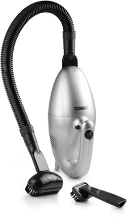 Princess 332757 - Handstofzuiger - Turbo klasse zuigkracht - Zilver Zwart