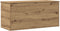 vidaXL - Opbergbank - met - Deksel - Artisan - Eiken - 100x42x46 - cm - Engineered - Hout