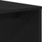 vidaXL - Nest - van - Tafels - Zwart - Eikenhout - 100x48x40 - cm - Gelaagd - Hout