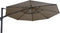 Outdoor Living - Zweefparasol VirgoFlex taupe Ø3,5mtr