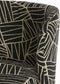 Light & Living Fauteuil Dieyda - Zwart/Wit