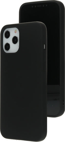 Mobiparts Silicone Cover - Apple iPhone 12 Pro Max - Soft-touch - Zwart