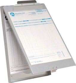 Westcott klembord - met opbergvak - aluminium - A4 - AC-E17003