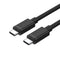 UNITEK Y-C477BK01 - USB-kabel - USB 3.2 Gen 1 - USB C - Zwart