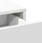 vidaXL - Kaptafel - met - LED - Verlichting - - - Wit - 100x41x140 - cm