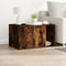 vidaXL - Kattenbakkast - 80x50x45 - cm - bewerkt - hout - gerookt - eikenkleurig